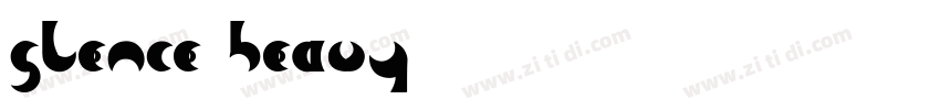 Glence Heavy字体转换